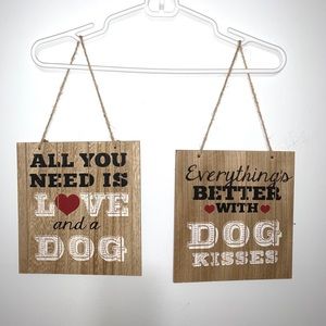 Wooden Dog Signs